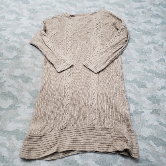 Banana Republic Dress Womens XL Brown Midi Pullover Long Sleeve - Picture 7 of 10